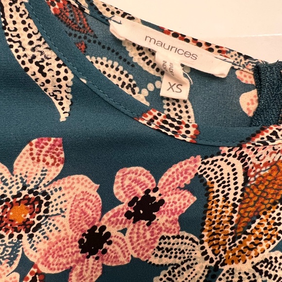 Maurices Zip back Dress Top - Short Sleeve - Picture 8 of 9